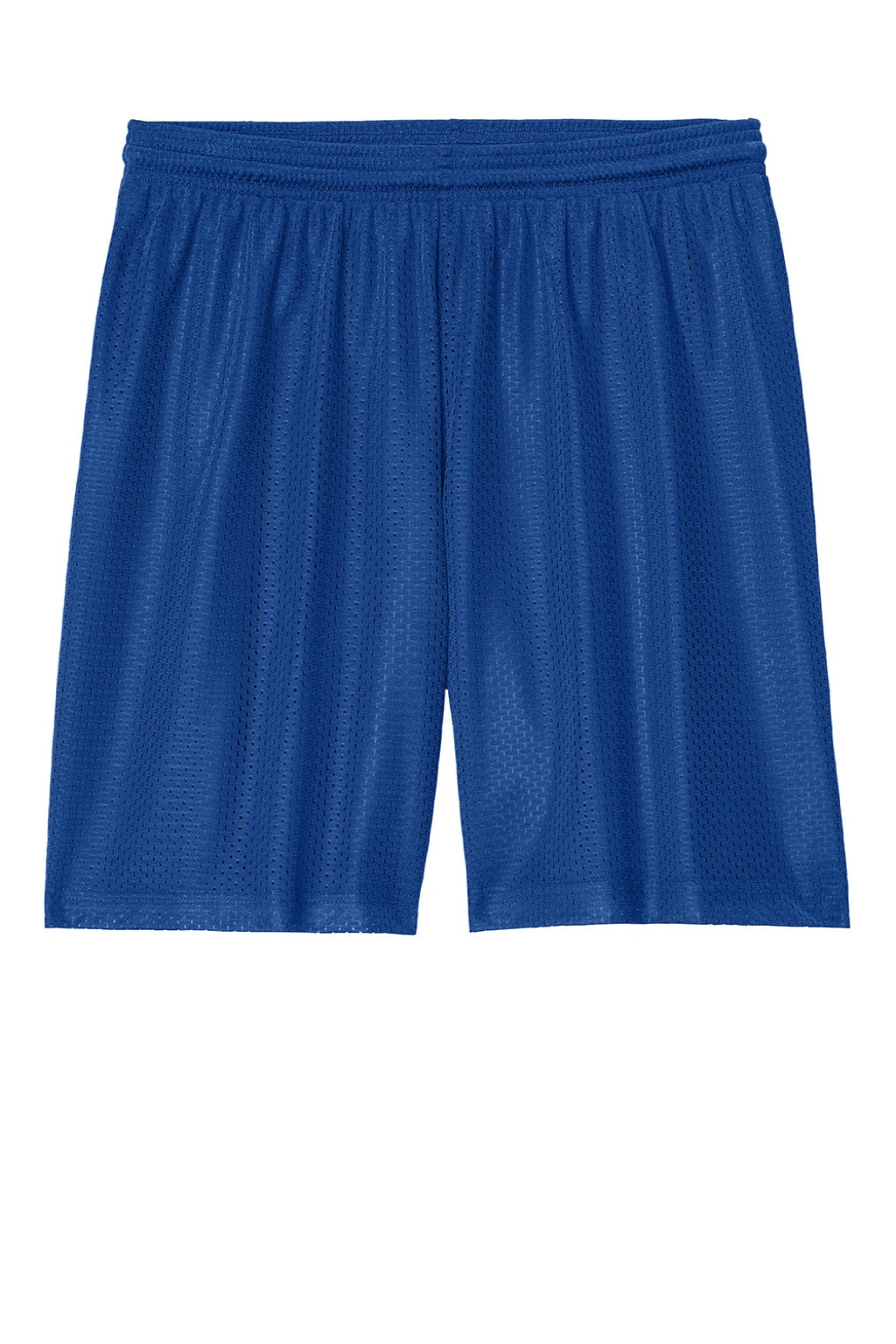 Sport-Tek ST5100 Mens Moisture Wicking Mesh Athletic Shorts True Royal Blue Flat Front