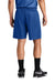 Sport-Tek ST5100 Mens Moisture Wicking Mesh Athletic Shorts True Royal Blue Model Back