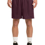 Sport-Tek Mens Moisture Wicking Classic Mesh Shorts - Maroon - Closeout