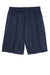 Sport-Tek ST510 Mens Moisture Wicking Classic Mesh Shorts True Navy Blue Flat Back
