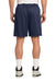 Sport-Tek ST510 Mens Moisture Wicking Classic Mesh Shorts True Navy Blue Model Back