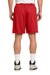 Sport-Tek ST510 Mens Moisture Wicking Classic Mesh Shorts True Red Model Back