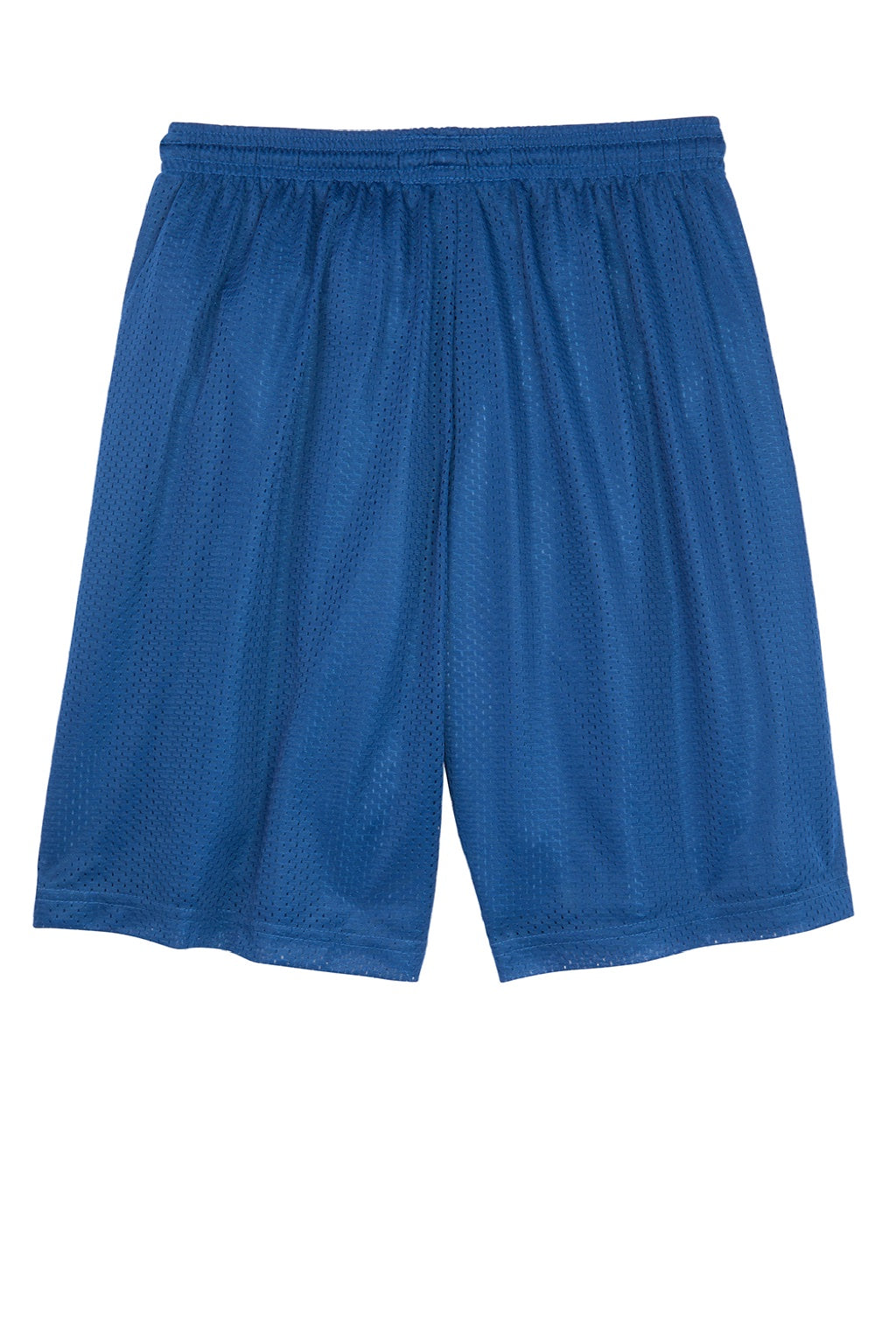Sport-Tek ST510 Mens Moisture Wicking Classic Mesh Shorts True Royal Blue Flat Back