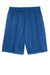 Sport-Tek ST510 Mens Moisture Wicking Classic Mesh Shorts True Royal Blue Flat Back