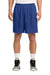 Sport-Tek ST510 Mens Moisture Wicking Classic Mesh Shorts True Royal Blue Model Front