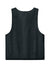 Sport-Tek ST512 Mens Reversible Lacrosse Pinnie Tank Top Black/White Flat Back