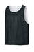 Sport-Tek ST512 Mens Reversible Lacrosse Pinnie Tank Top Black/White Form Front