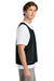 Sport-Tek ST512 Mens Reversible Lacrosse Pinnie Tank Top Black/White Model Side