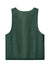 Sport-Tek ST512 Mens Reversible Lacrosse Pinnie Tank Top Forest Green/White Flat Back