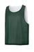 Sport-Tek ST512 Mens Reversible Lacrosse Pinnie Tank Top Forest Green/White Form Front