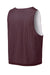 Sport-Tek ST512 Mens Reversible Lacrosse Pinnie Tank Top Maroon/White Forn Back