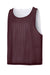 Sport-Tek ST512 Mens Reversible Lacrosse Pinnie Tank Top Maroon/White Form Front