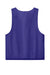 Sport-Tek ST512 Mens Reversible Lacrosse Pinnie Tank Top Purple/White Flat Back
