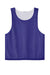 Sport-Tek ST512 Mens Reversible Lacrosse Pinnie Tank Top Purple/White Flat Front