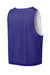 Sport-Tek ST512 Mens Reversible Lacrosse Pinnie Tank Top Purple/White Forn Back