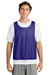 Sport-Tek ST512 Mens Reversible Lacrosse Pinnie Tank Top Purple/White Model Front