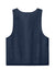 Sport-Tek ST512 Mens Reversible Lacrosse Pinnie Tank Top True Navy Blue/White Flat Back