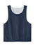 Sport-Tek ST512 Mens Reversible Lacrosse Pinnie Tank Top True Navy Blue/White Flat Front