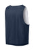 Sport-Tek ST512 Mens Reversible Lacrosse Pinnie Tank Top True Navy Blue/White Forn Back