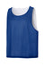 Sport-Tek ST512 Mens Reversible Lacrosse Pinnie Tank Top True Royal Blue/White Form Front