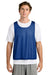 Sport-Tek ST512 Mens Reversible Lacrosse Pinnie Tank Top True Royal Blue/White Model Front