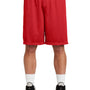 Sport-Tek Mens Moisture Wicking Classic Mesh Long Shorts - True Red - Closeout
