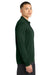 Sport-Tek ST520LS Mens Moisture Wicking Long Sleeve Polo Shirt Forest Green Model Side