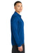 Sport-Tek ST520LS Mens Moisture Wicking Long Sleeve Polo Shirt True Royal Blue Model Side