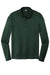 Sport-Tek ST520LS Mens Moisture Wicking Long Sleeve Polo Shirt Forest Green Flat Front