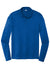 Sport-Tek ST520LS Mens Moisture Wicking Long Sleeve Polo Shirt True Royal Blue Flat Front