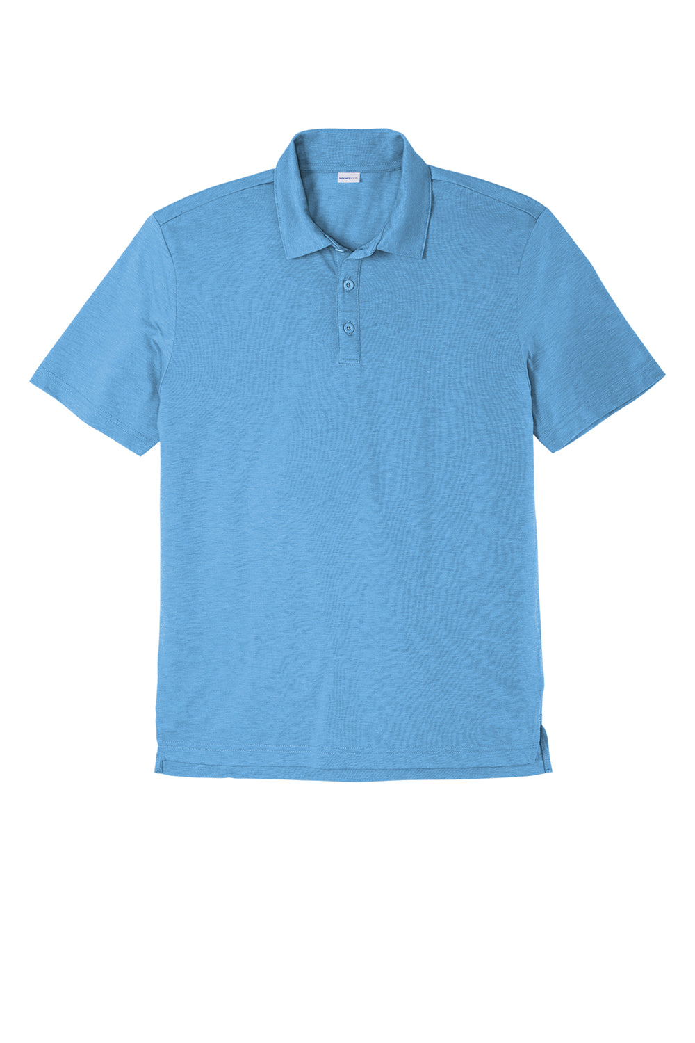Sport-Tek ST530 Mens Strive Moisture Wicking Short Sleeve Polo Shirt Carolina Blue Flat Front