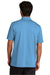 Sport-Tek ST530 Mens Strive Moisture Wicking Short Sleeve Polo Shirt Carolina Blue Model Back