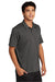 Sport-Tek ST530 Mens Strive Moisture Wicking Short Sleeve Polo Shirt Graphite Grey Model 3q