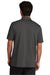Sport-Tek ST530 Mens Strive Moisture Wicking Short Sleeve Polo Shirt Graphite Grey Model Back