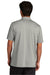 Sport-Tek ST530 Mens Strive Moisture Wicking Short Sleeve Polo Shirt Silver Grey Model Back