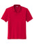 Sport-Tek ST535 Mens Sideline Moisture Wicking Short Sleeve Polo Shirt Deep Red Flat Front