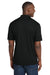 Sport-Tek ST550 Mens Competitor Moisture Wicking Short Sleeve Polo Shirt Black Model Back