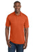 Sport-Tek ST550 Mens Competitor Moisture Wicking Short Sleeve Polo Shirt Deep Orange Model Front