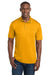 Sport-Tek ST550 Mens Competitor Moisture Wicking Short Sleeve Polo Shirt Gold Model Front