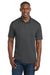 Sport-Tek ST550 Mens Competitor Moisture Wicking Short Sleeve Polo Shirt Iron Grey Model Front