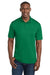 Sport-Tek ST550 Mens Competitor Moisture Wicking Short Sleeve Polo Shirt Kelly Green Model Front