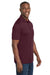 Sport-Tek ST550 Mens Competitor Moisture Wicking Short Sleeve Polo Shirt Maroon Model Side