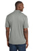 Sport-Tek ST550 Mens Competitor Moisture Wicking Short Sleeve Polo Shirt Silver Grey Model Back