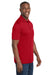 Sport-Tek ST550 Mens Competitor Moisture Wicking Short Sleeve Polo Shirt True Red Model Side