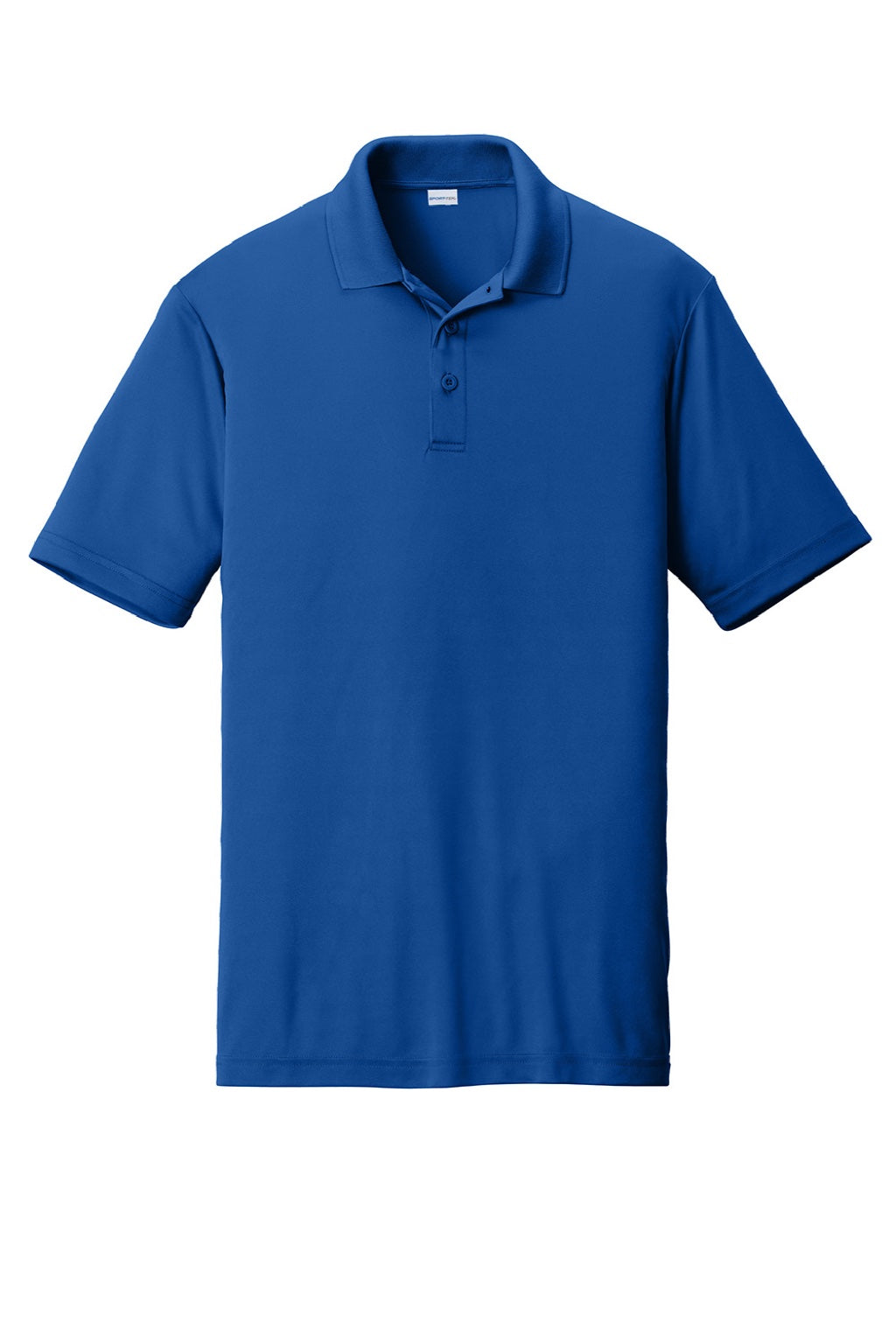 Sport-Tek ST550 Mens Competitor Moisture Wicking Short Sleeve Polo Shirt True Royal Blue Flat Front