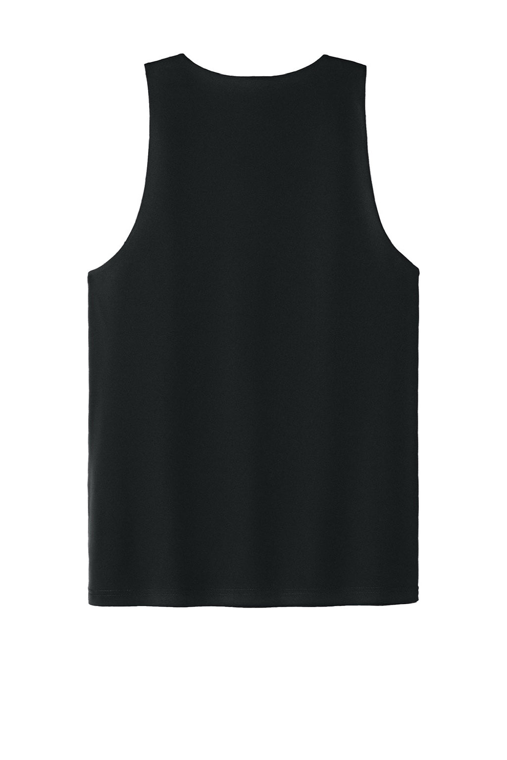 Sport-Tek ST551 Mens Moisture Wicking Competitor Rev Tank Top Black/White Flat Back