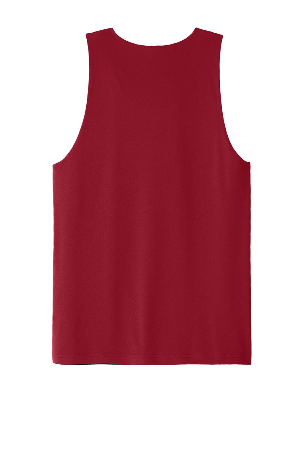 Sport-Tek ST551 Mens Moisture Wicking Competitor Rev Tank Top Deep Red/Black Flat Back