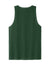 Sport-Tek ST551 Mens Moisture Wicking Competitor Rev Tank Top Forest Green/White Flat Back