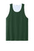 Sport-Tek ST551 Mens Moisture Wicking Competitor Rev Tank Top Forest Green/White Flat Front
