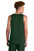 Sport-Tek ST551 Mens Moisture Wicking Competitor Rev Tank Top Forest Green/White Model Back